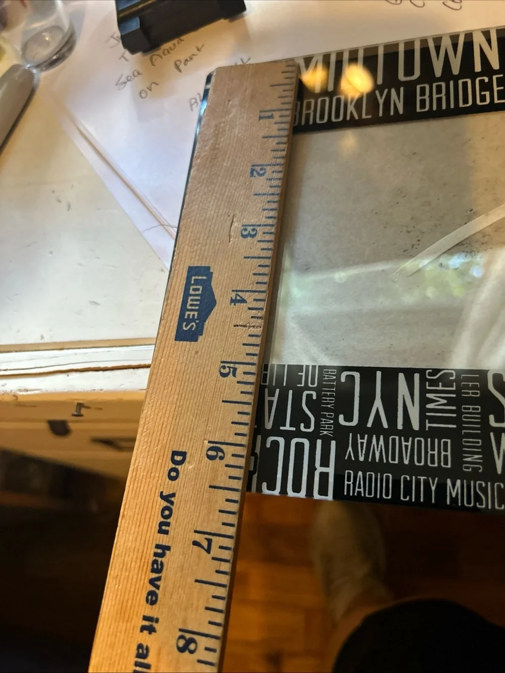 Fiberglass Staple of New York Picture Frame 4X6